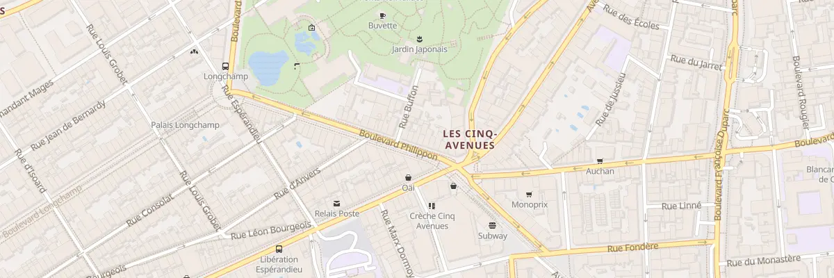 Plan du 25 Bd Philippon à Marseille 4e Arrondissement