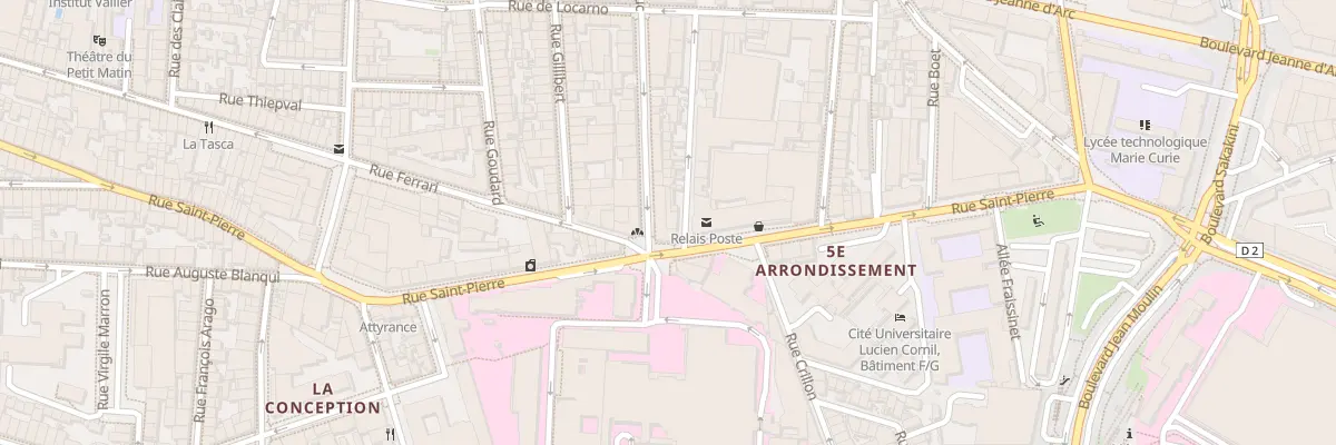 Plan du 177 Rue saint pierre à Marseille 5e Arrondissement