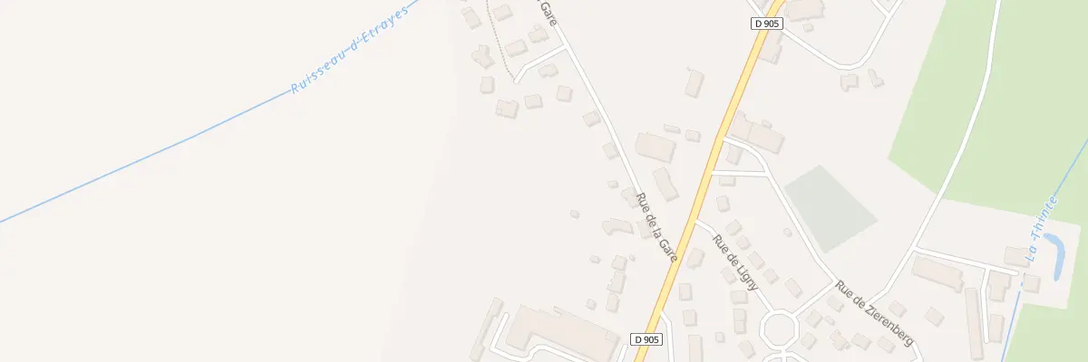 Plan du 3 Rue de la Gare à Damvillers