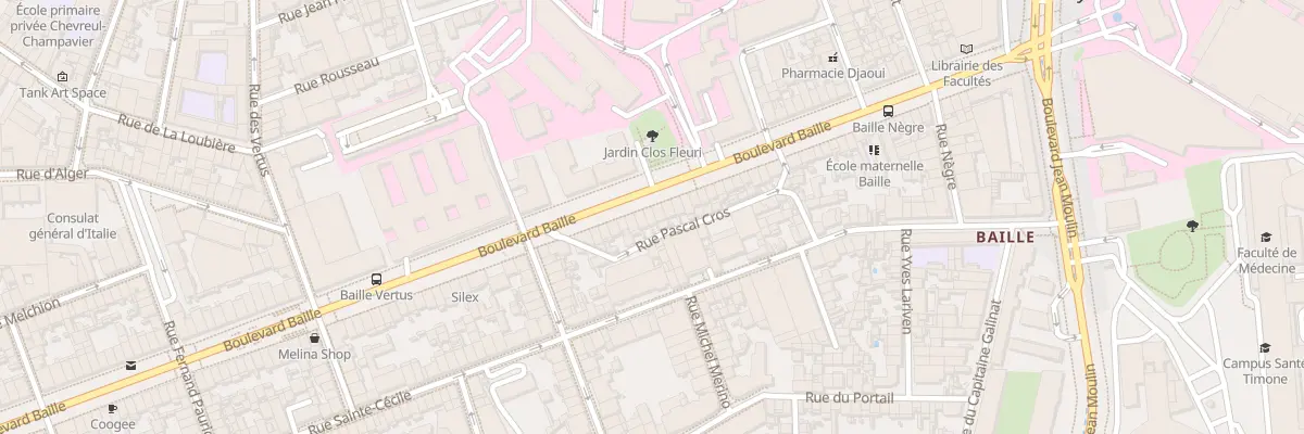 Plan du 204 Bd Baille à Marseille 5e Arrondissement