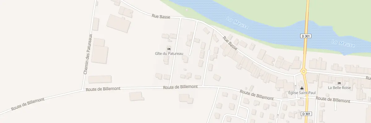 Plan du 43 Rue Basse à Belleray