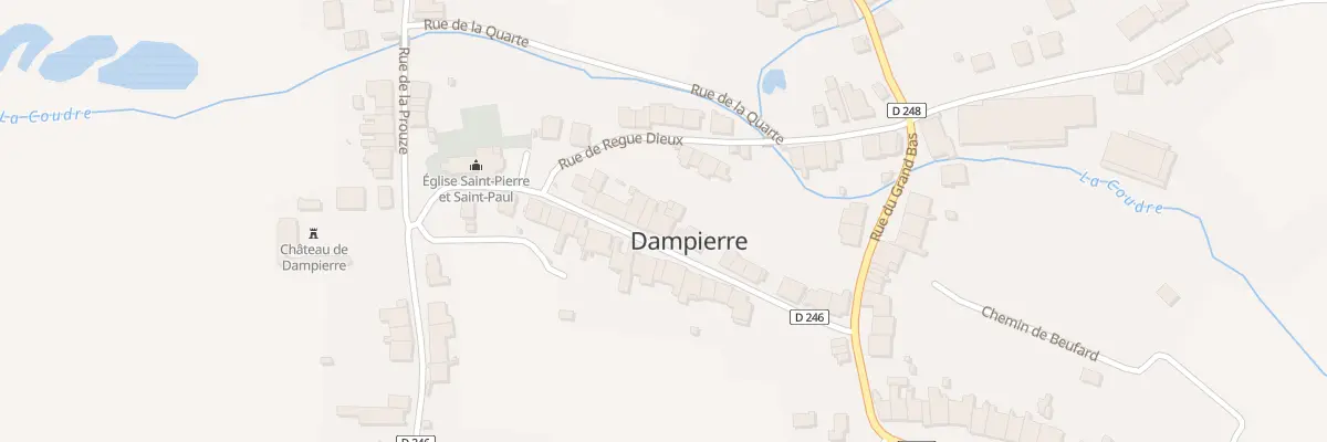 Plan du 11 Rue du Haut à Dampierre