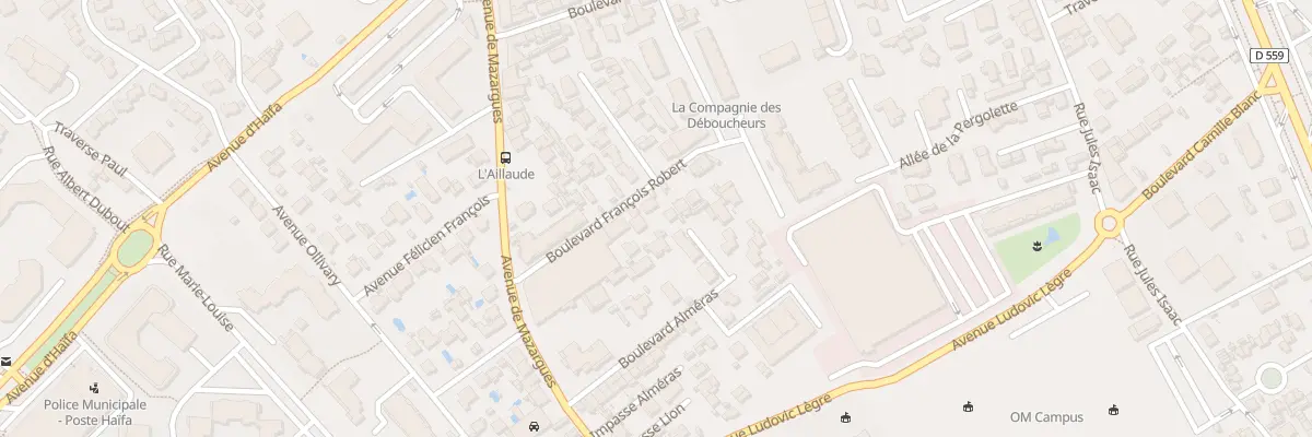 Plan du 6 Bd Francois Robert à Marseille 9e Arrondissement