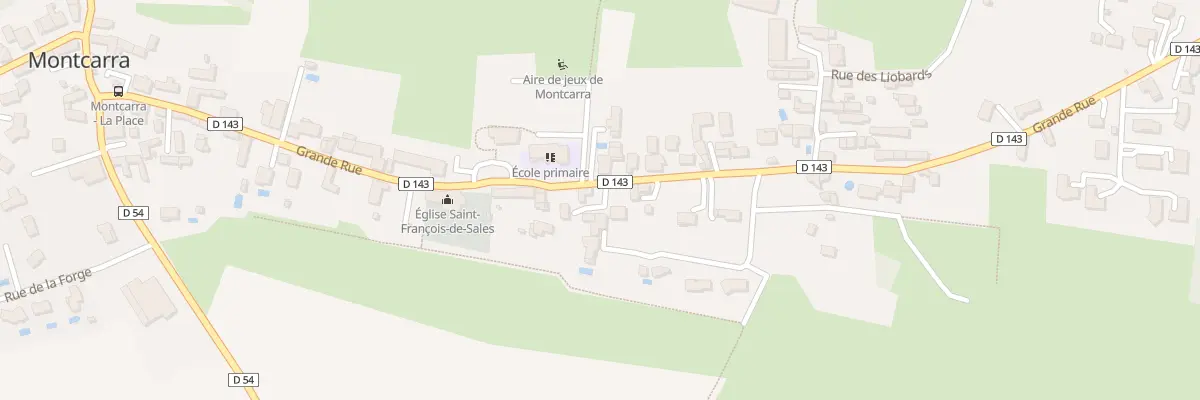 Plan du 440 Vc Grande Rue à Montcarra