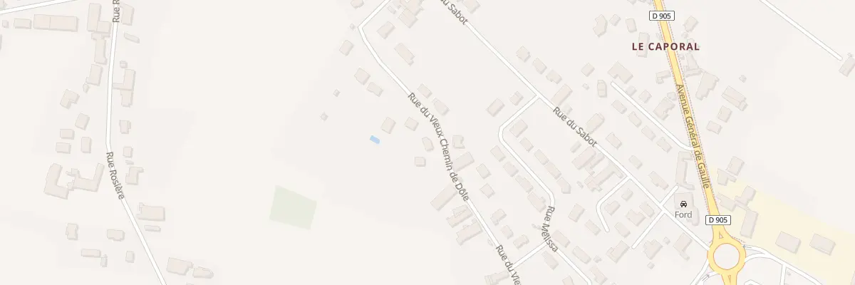 Plan du 3B Rue du Vieux Chem de Dole à Auxonne