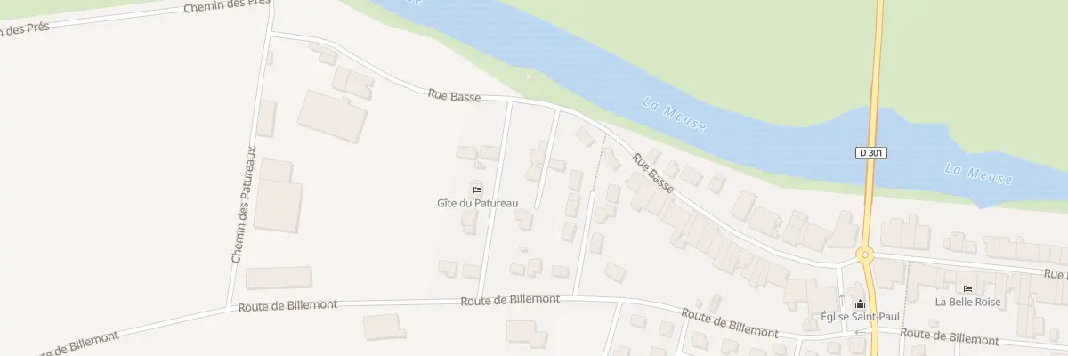 Plan du 45 Rue Basse à Belleray