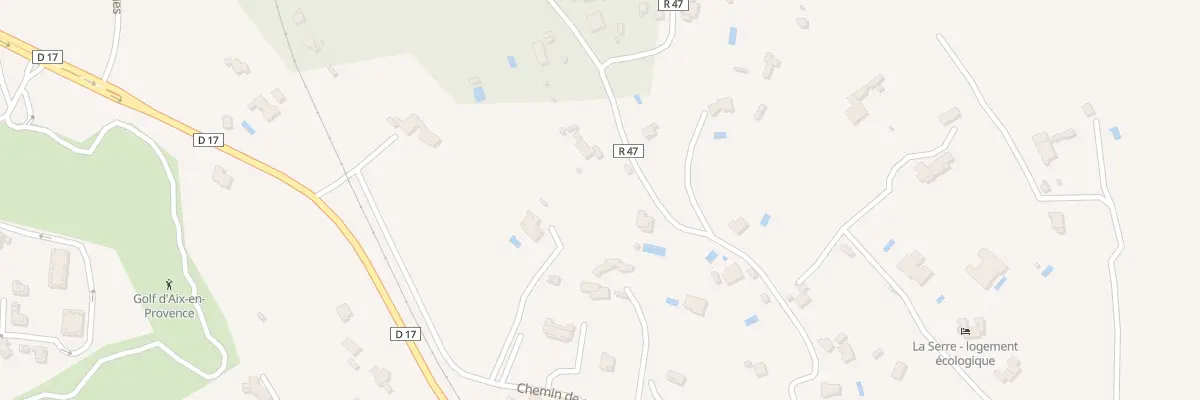 Plan du 990 Che du Pey Blanc à Aix-en-Provence