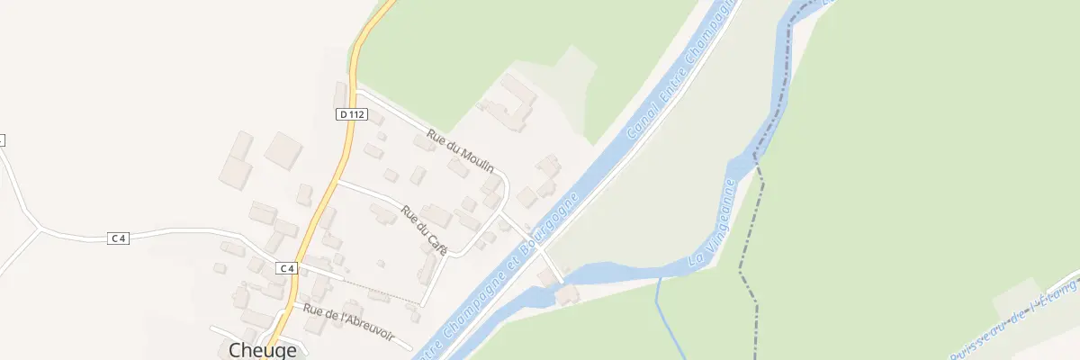 Plan du 3 Rue du Moulin à Cheuge