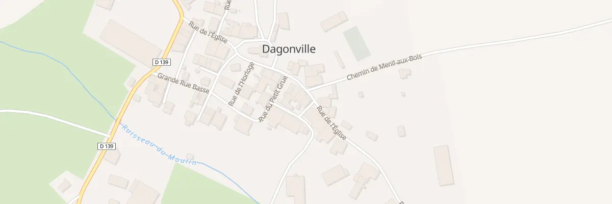 Plan du 28 Rue de l’Église à Dagonville