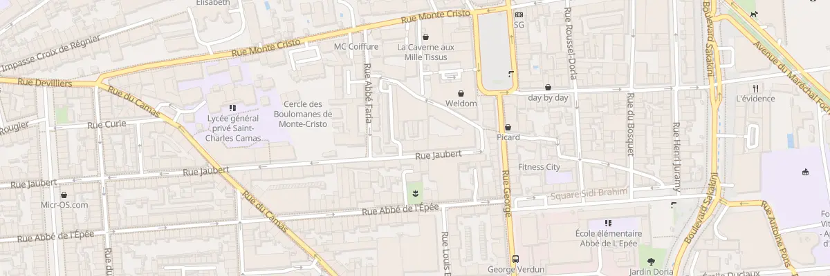 Plan du 131 Rue jaubert à Marseille 5e Arrondissement
