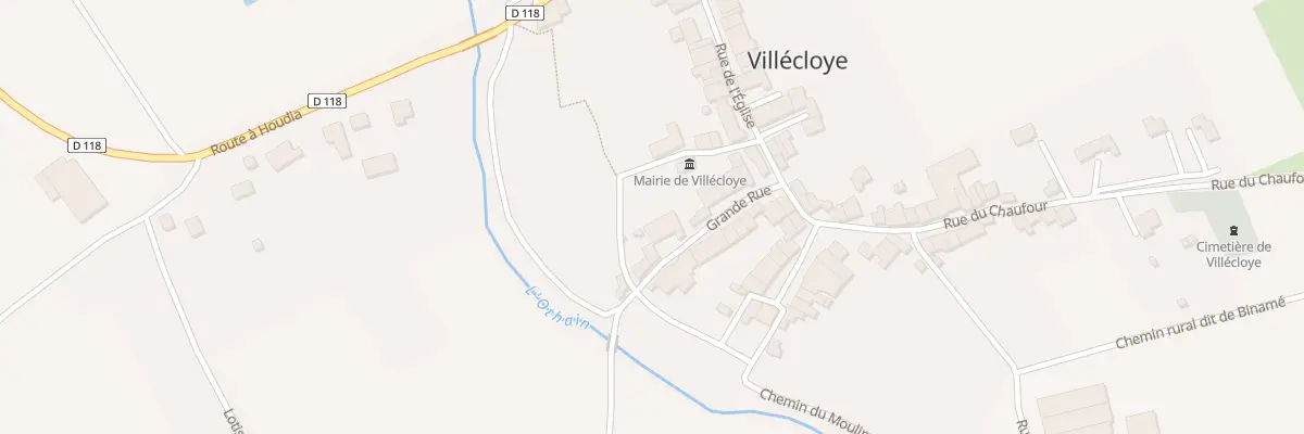 Plan du 6 Gr Grande Rue à Villécloye