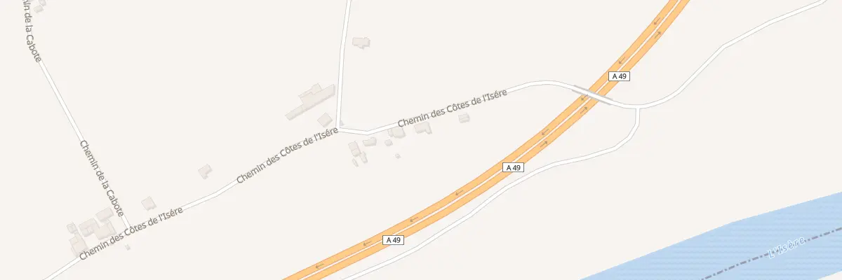 Plan du 1005 Che de la Charriére à Beaulieu