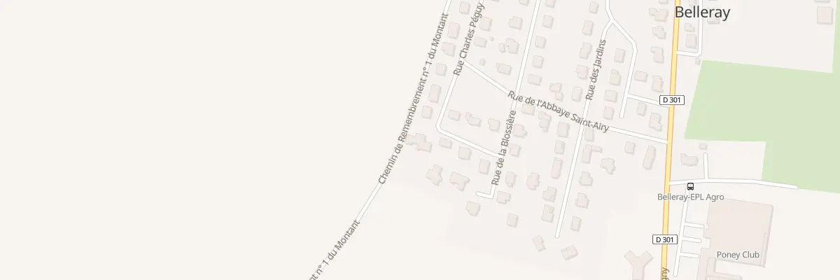Plan du 24 Rue Charles Peguy à Belleray