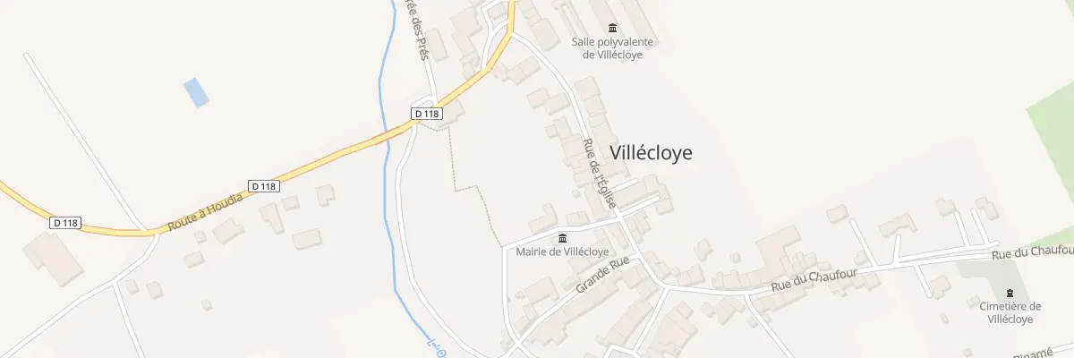 Plan du 16 Rue de l’Eglise à Villécloye