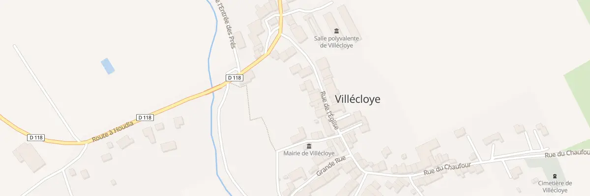 Plan du 10 Rue de l’Eglise à Villécloye