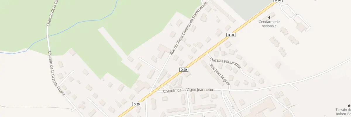 Plan du 1 Rue du Vieux Che de Flammerans à Auxonne