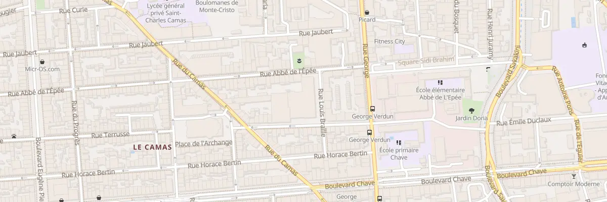 Plan du 174 Rue abbe de l’epee à Marseille 5e Arrondissement