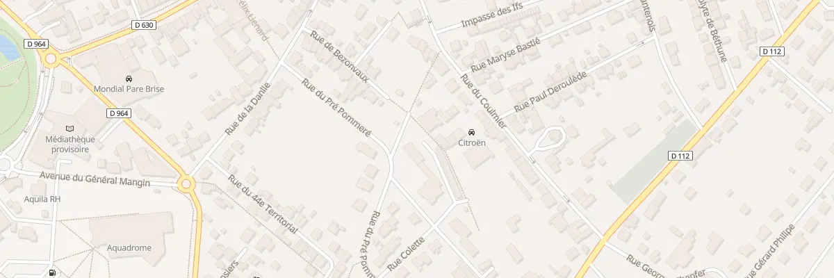 Plan du 38 Rue du Pré Pommeré à Verdun