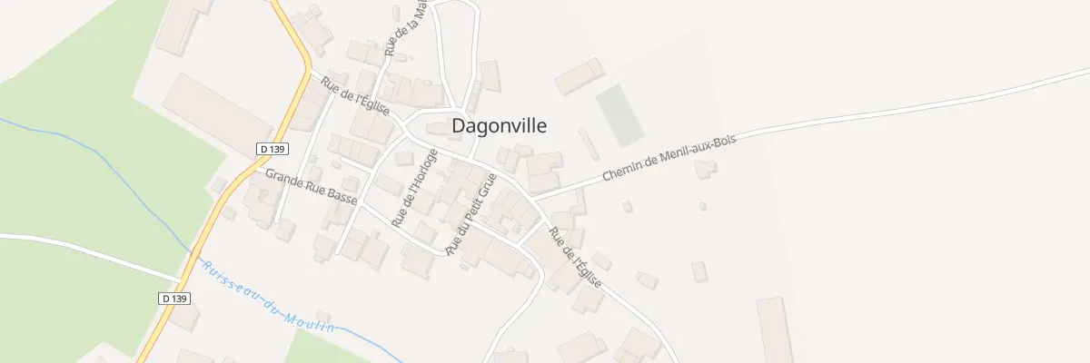 Plan du 1 Che de Menil aux Bois à Dagonville