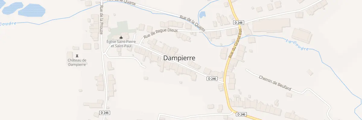 Plan du 13 Rue du Haut à Dampierre