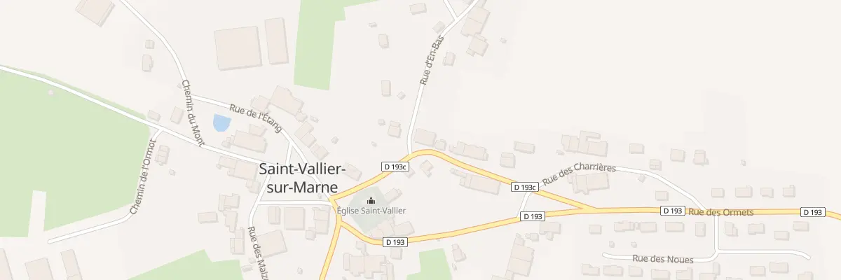 Plan du 3 Rue des Charrieres à Saint-Vallier-sur-Marne