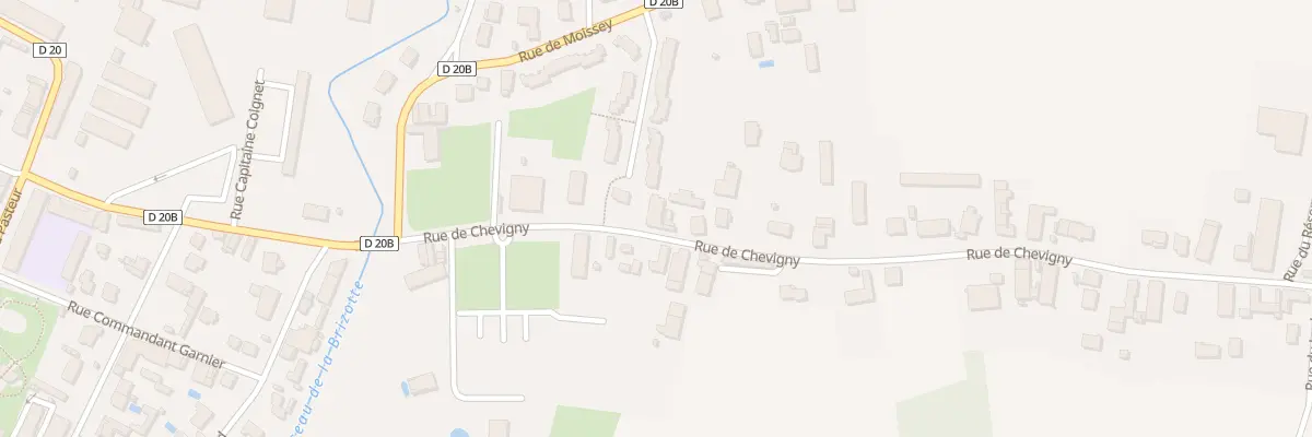 Plan du 6 Rue de Chevigny à Auxonne