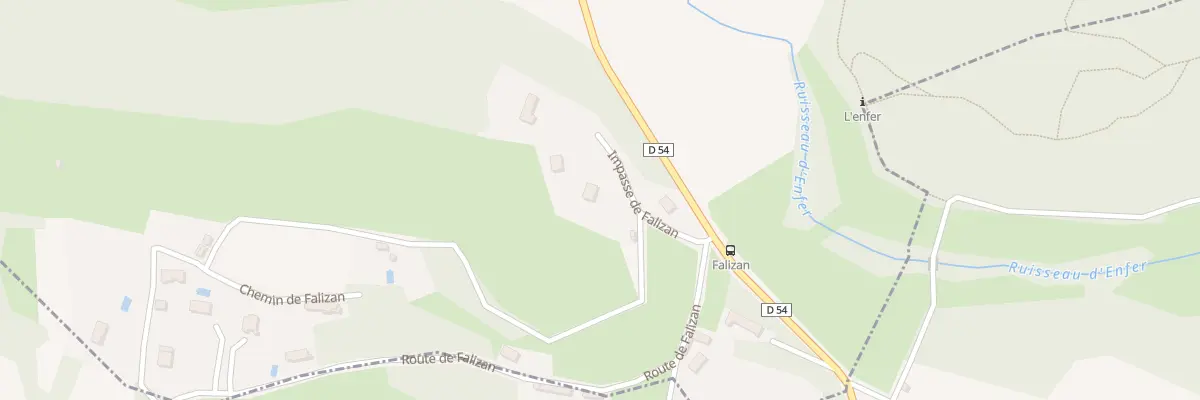 Plan du 109 Imp de Falizan à Montcarra