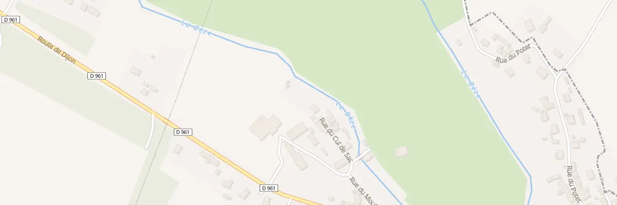 Plan du 3 Rue du Cul de Sac à Vonges