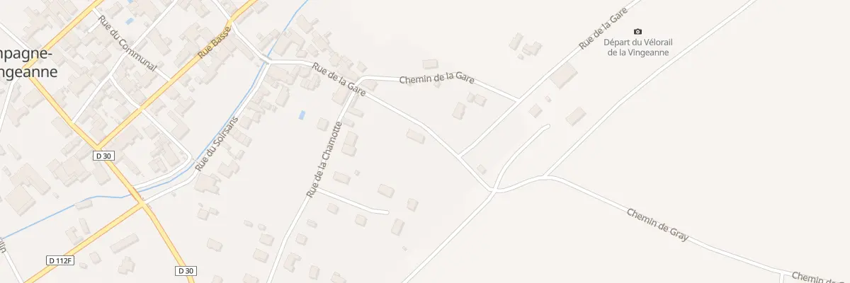 Plan du 12 Rue de la Gare à Champagne-sur-Vingeanne