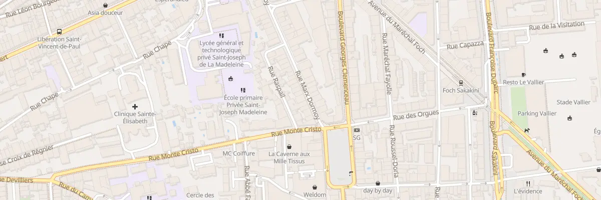 Plan du 52 Rue Marx Dormoy à Marseille 5e Arrondissement