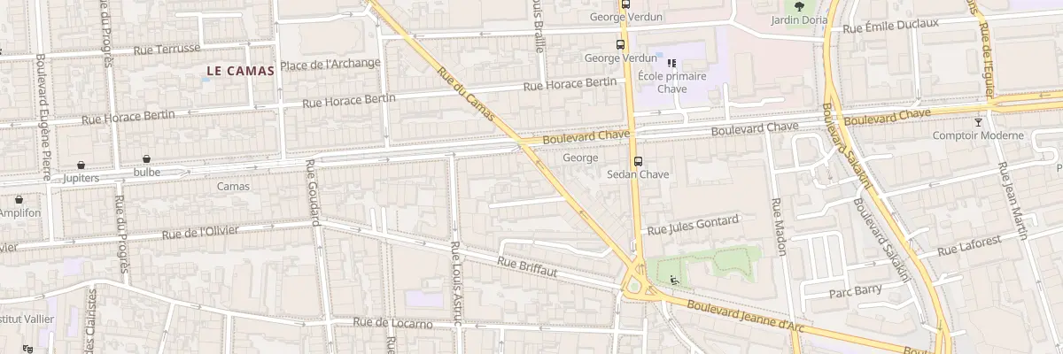 Plan du 112 Rue du camas à Marseille 5e Arrondissement