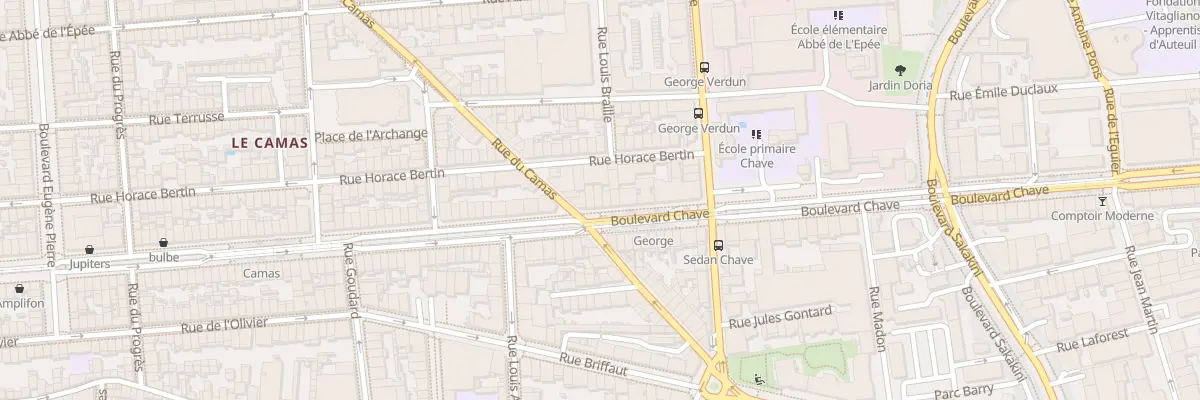 Plan du 171 Bd Chave à Marseille 5e Arrondissement