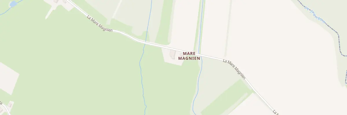 Plan du 492 La Marre Magnien à Saillenard