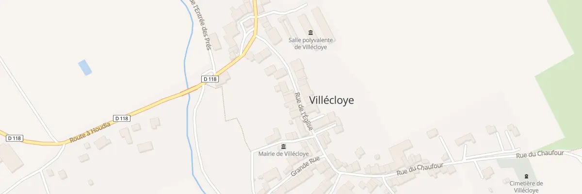 Plan du 12 Rue de l’Eglise à Villécloye