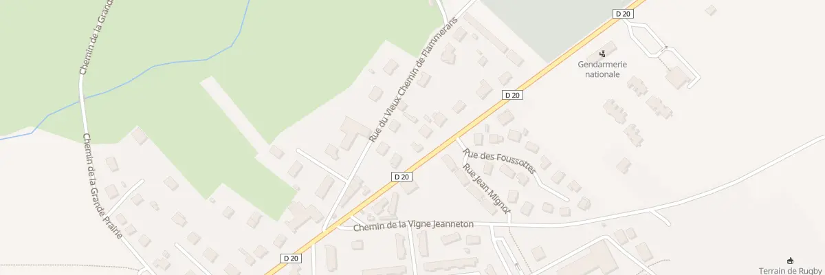 Plan du 14A Rue de Flammerans à Auxonne