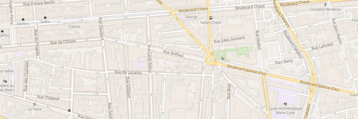 Plan du 26 Rue briffaut à Marseille 5e Arrondissement