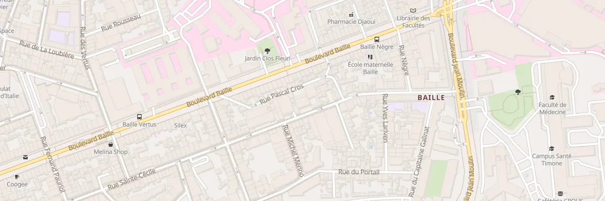 Plan du 115 Rue sainte cecile à Marseille 5e Arrondissement