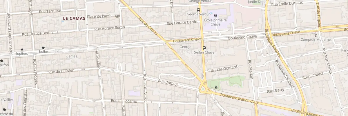 Plan du 114 Rue du camas à Marseille 5e Arrondissement