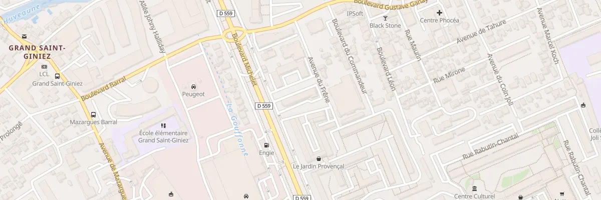 Plan du 171 Bd Michelet à Marseille 9e Arrondissement