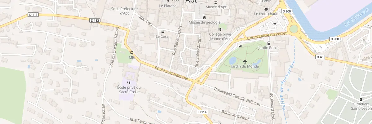 Plan du 33 Rue des Suisses à Apt