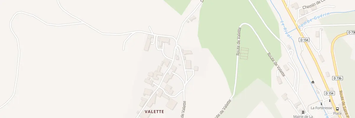 Plan du 1075 Rte de Valette à La Forteresse