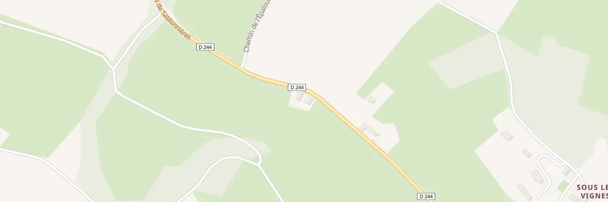 Plan du 539 Rte de Sablonniere à Sermérieu