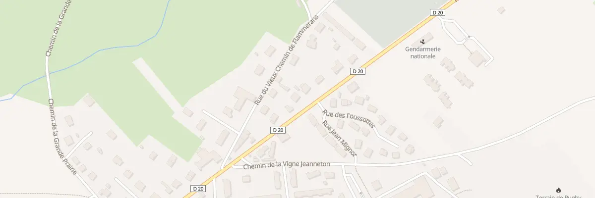 Plan du 14 Rue de Flammerans à Auxonne