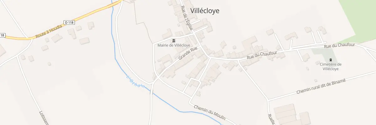 Plan du 5 Grande Rue à Villécloye