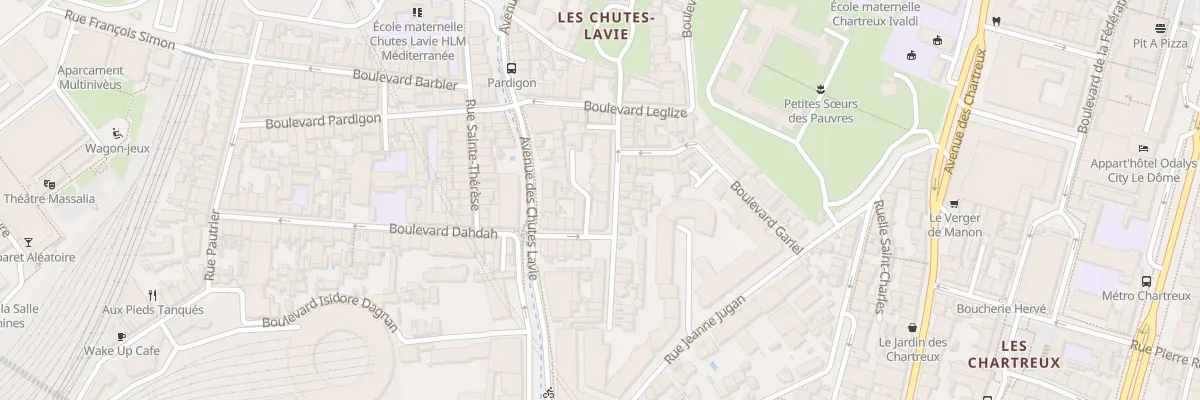 Plan du 27 Bd Aime Boissy à Marseille 4e Arrondissement