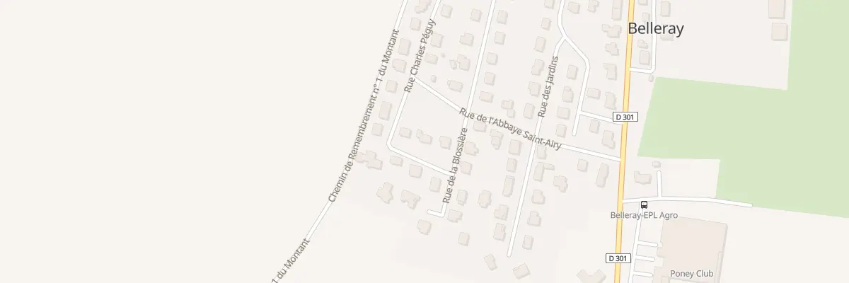 Plan du 13 Rue Charles Peguy à Belleray