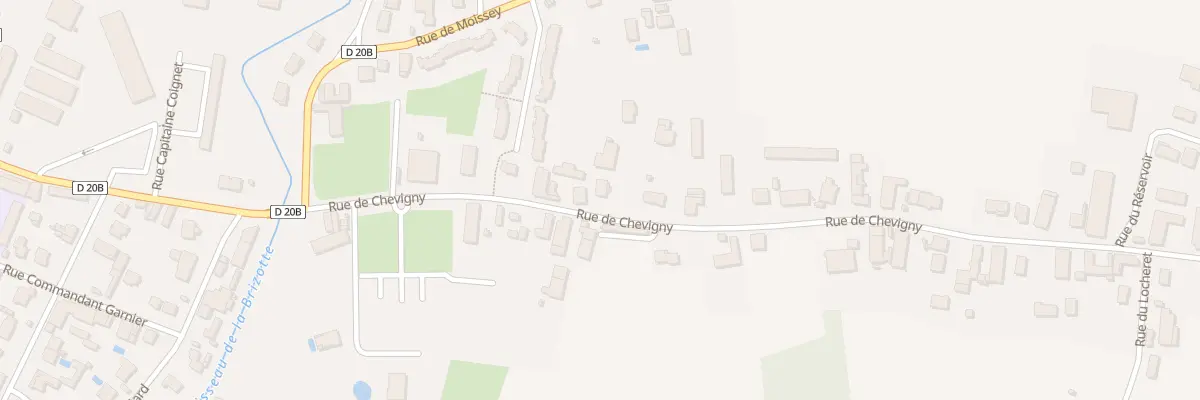 Plan du 10 Rue de Chevigny à Auxonne