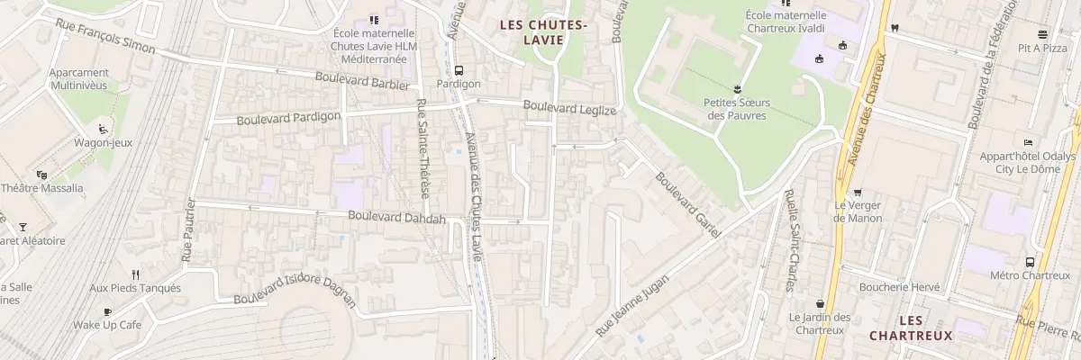 Plan du 33 Bd Aime Boissy à Marseille 4e Arrondissement