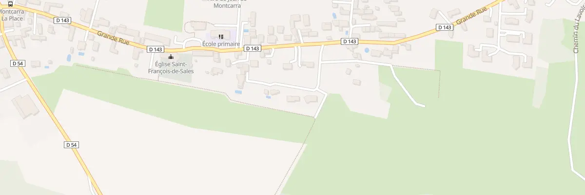 Plan du 73 Imp des Aubepines à Montcarra