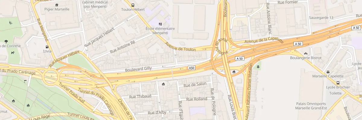 Plan du 61 Bd Gilly à Marseille 10e Arrondissement